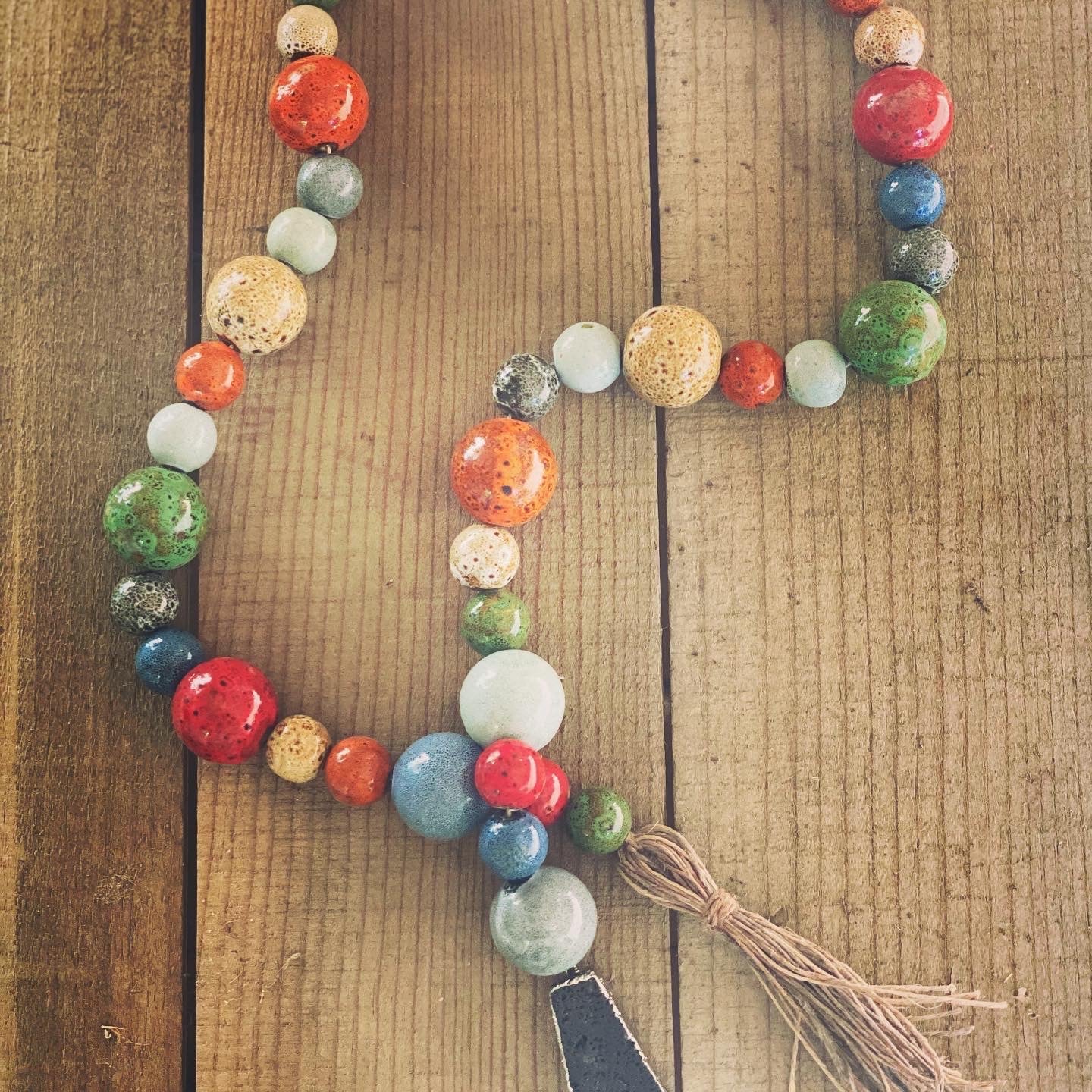 Ceramic Bead Garland