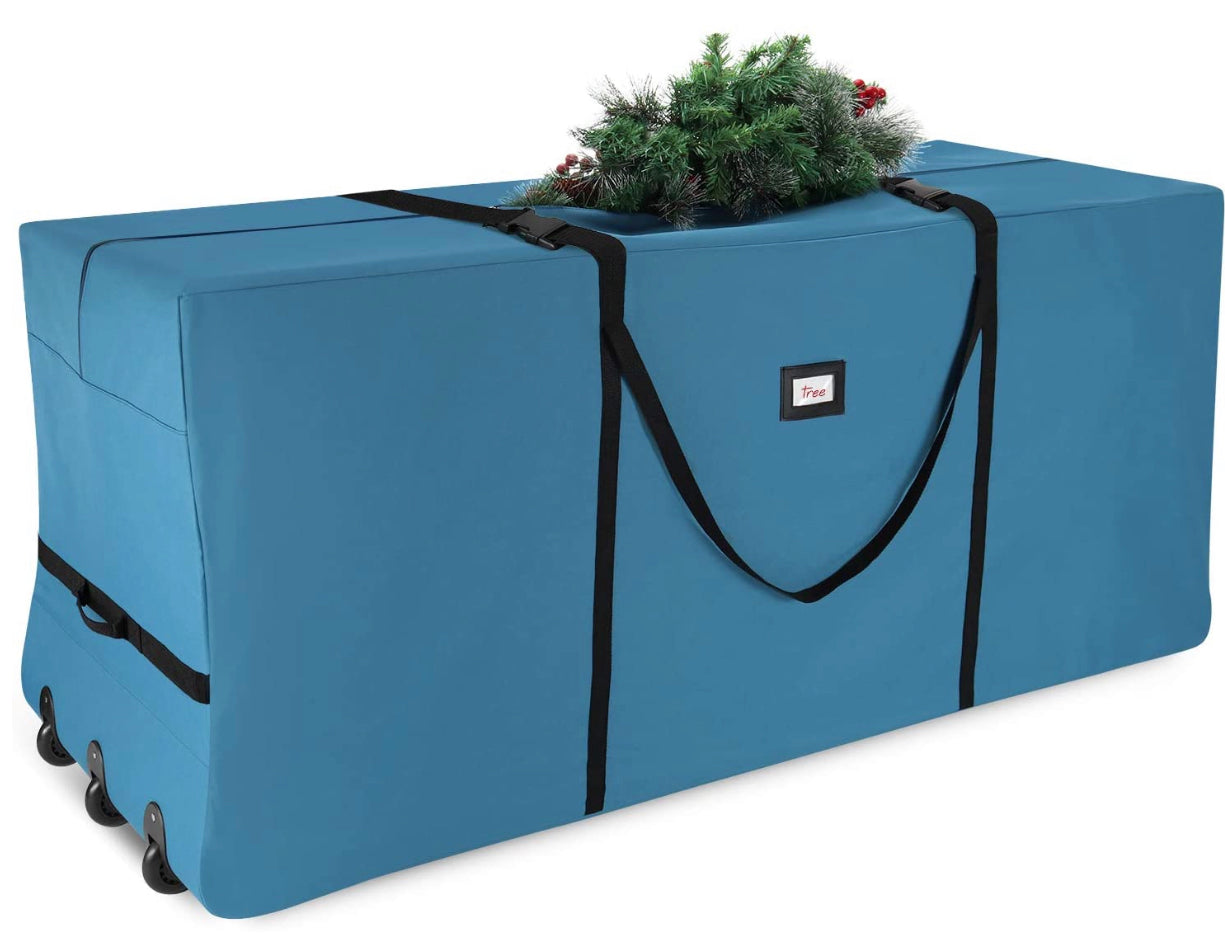 XXL Rolling Christmas Tree Storage Bag, Indoor Outdoor Storage, Ryan