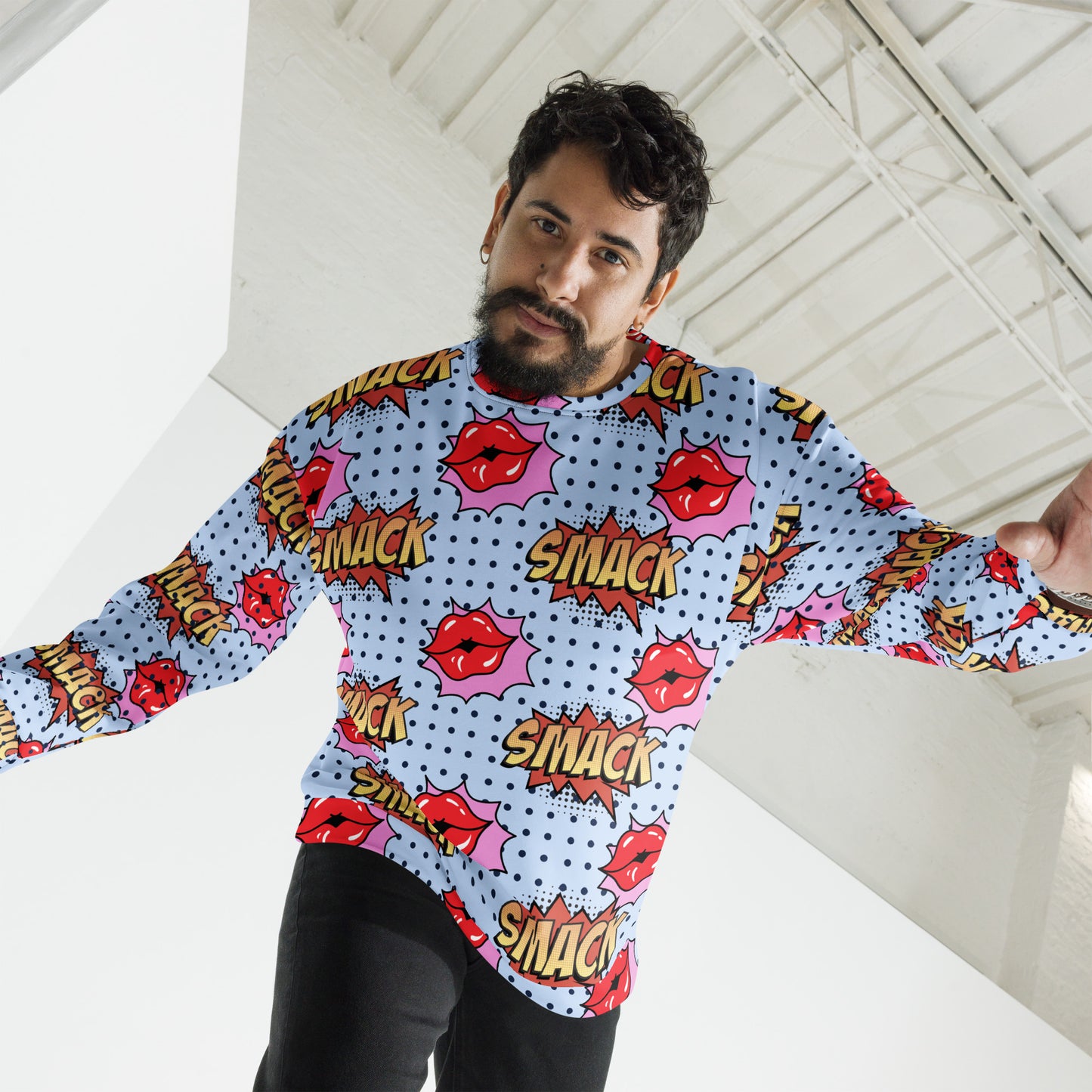 Smack Lips Unisex Sweatshirt