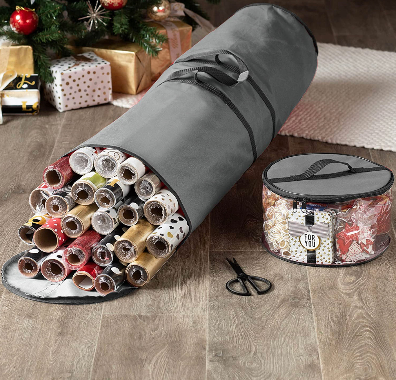 Wrapping Paper Storage Organizer