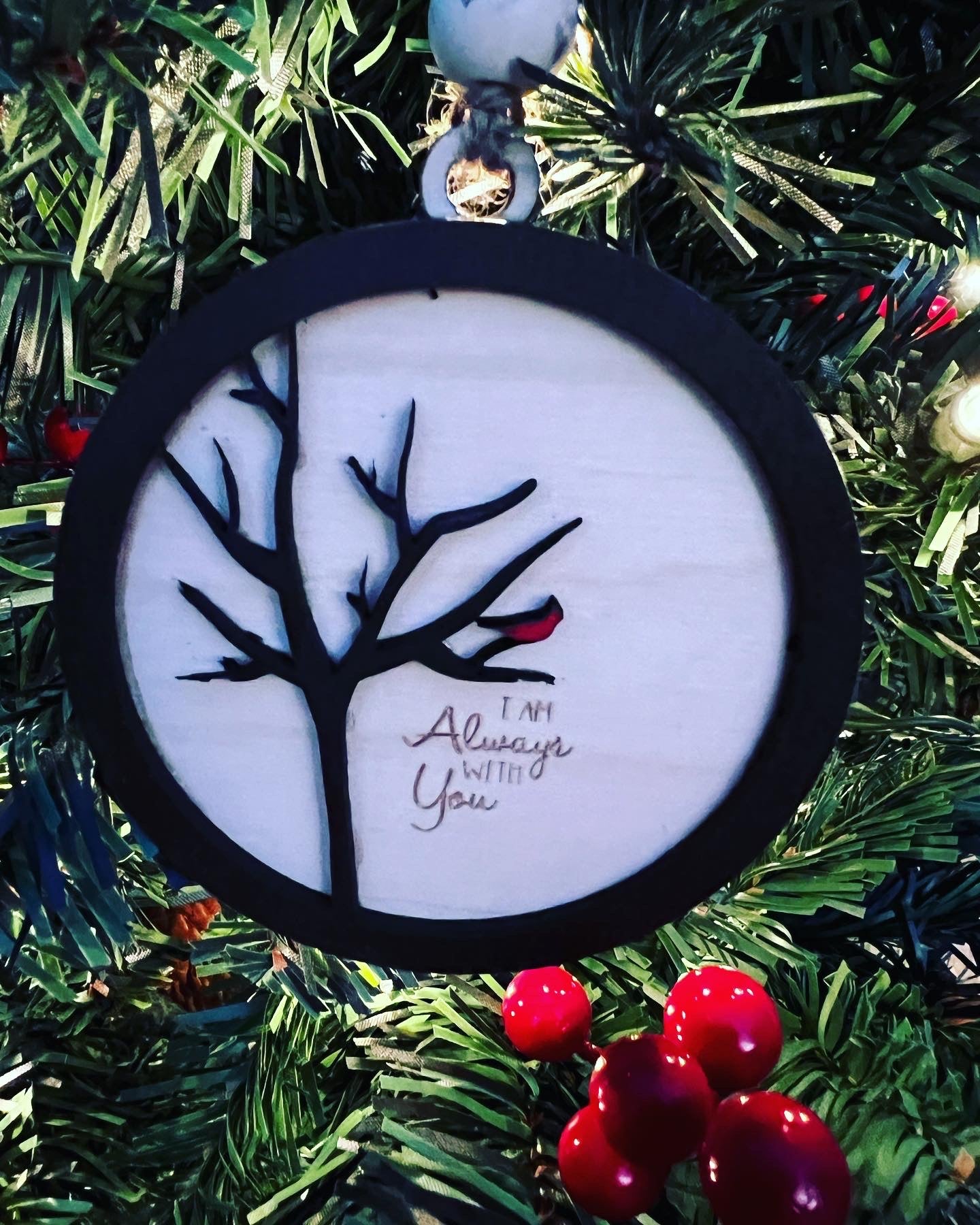 “I’m Always with You” Cardinal Ornament