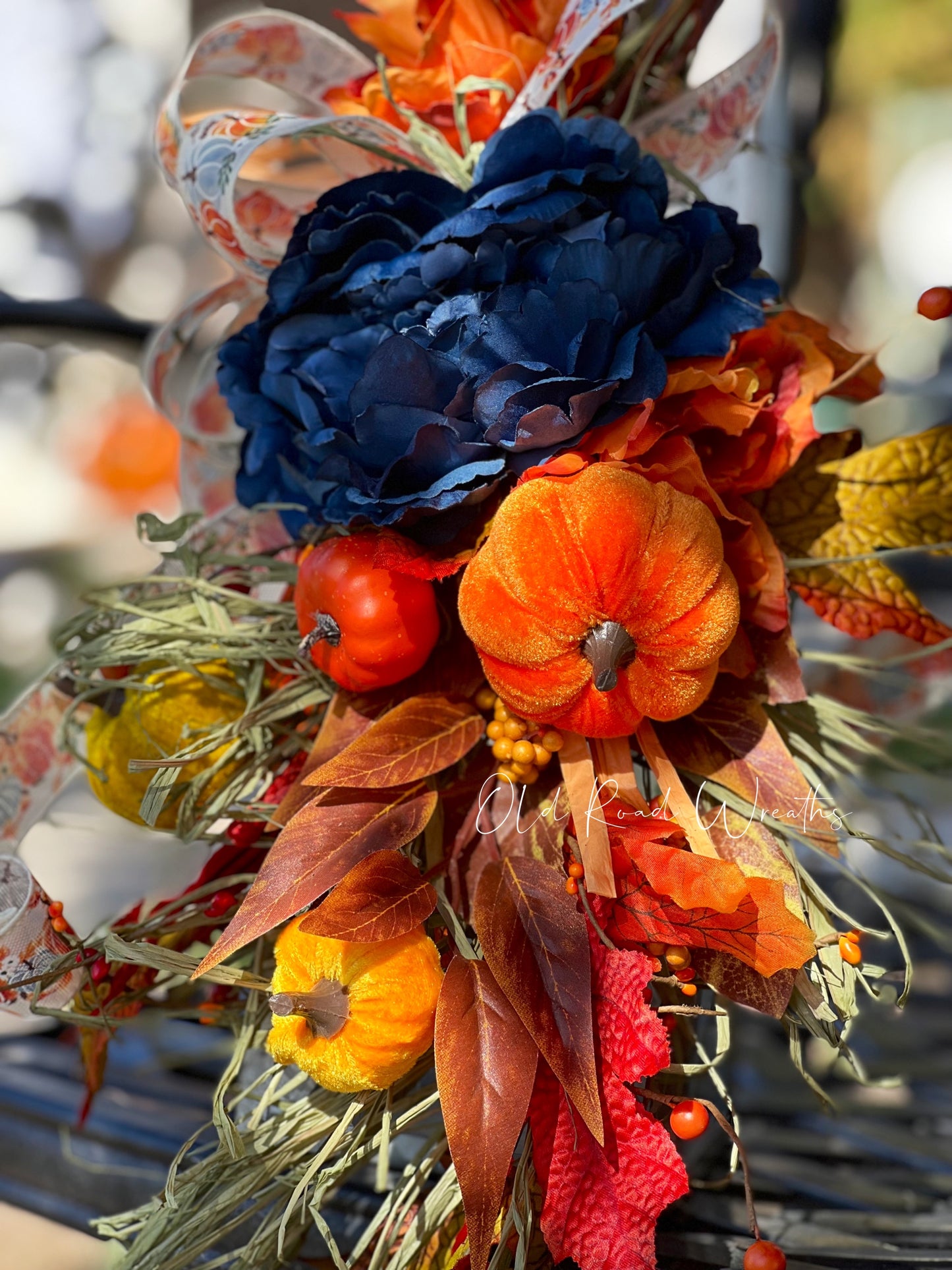 Fall Pumpkin Swag