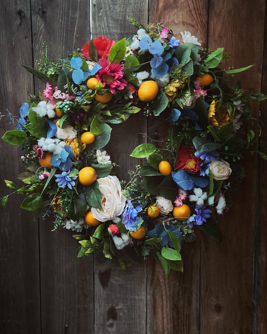 Lemon Medley Wreath, Eureka