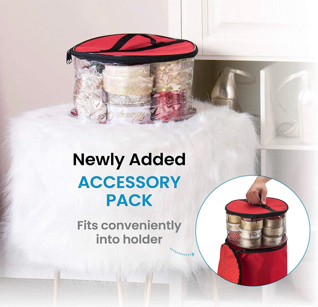 Wrapping Paper Storage Organizer