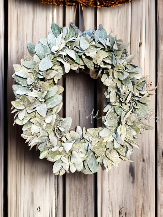 Lamb’s Ear Wreath, Georgette