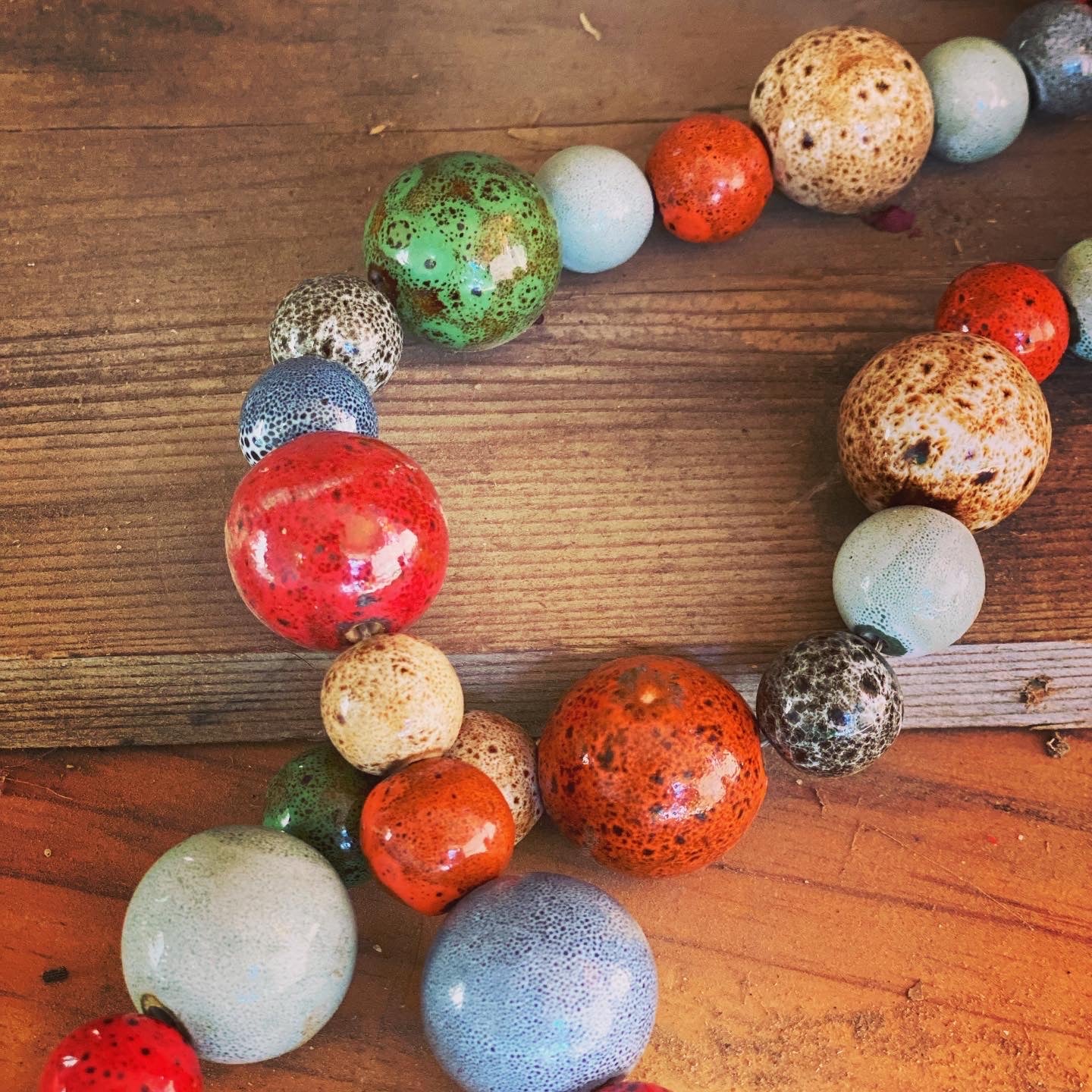 Ceramic Bead Garland