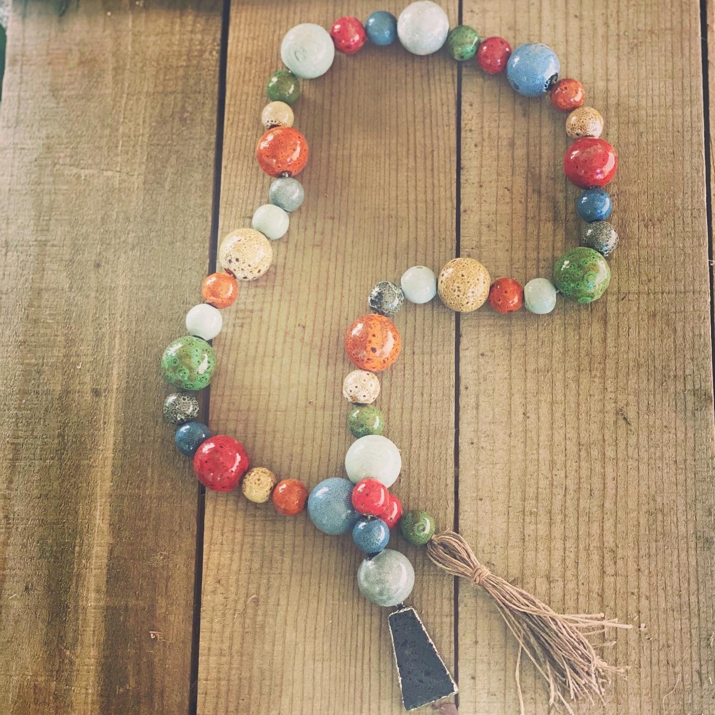 Ceramic Bead Garland