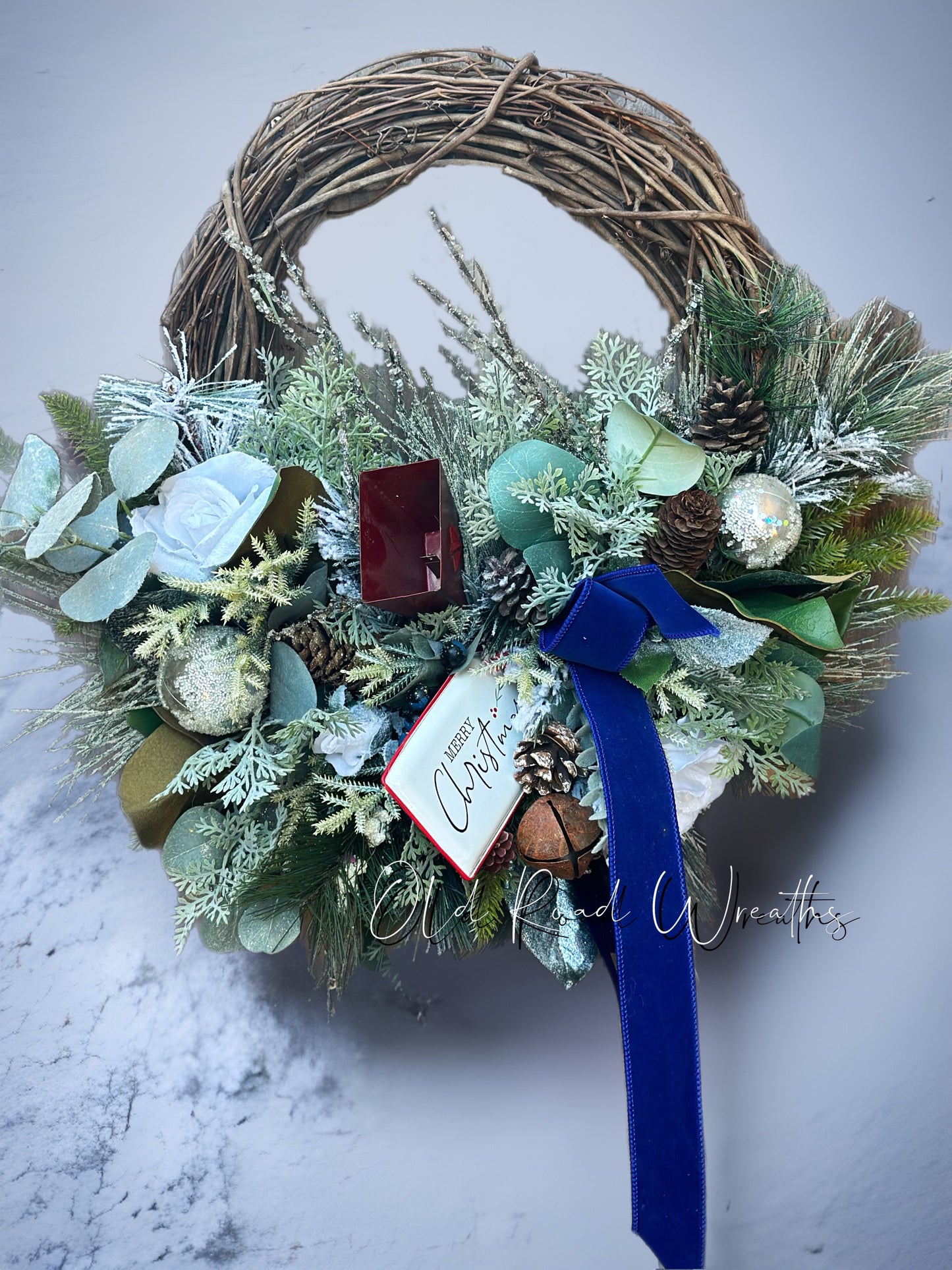 Christmas Neutral Wreath, Aspen