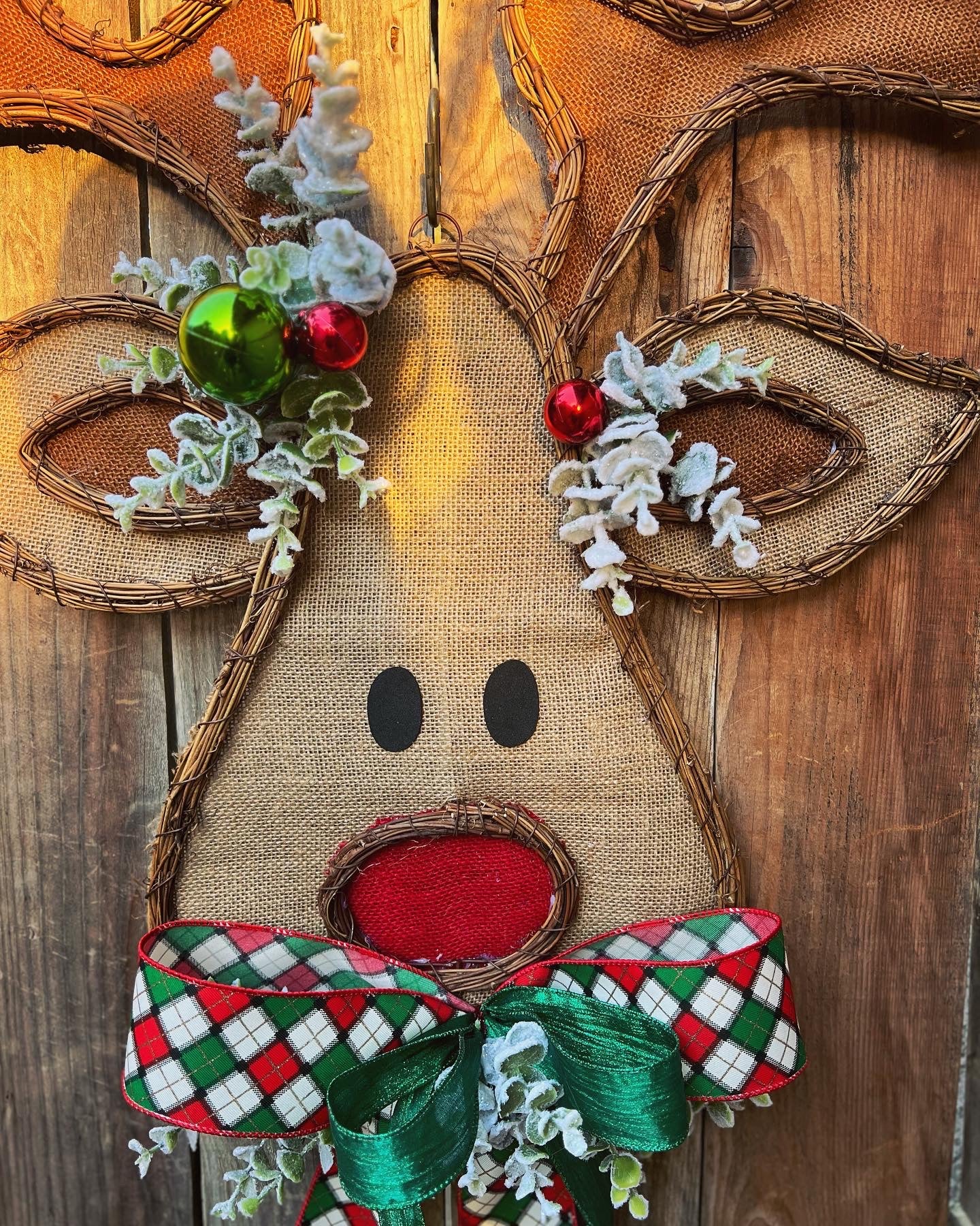 RJ Christmas Door Hanger, RJ