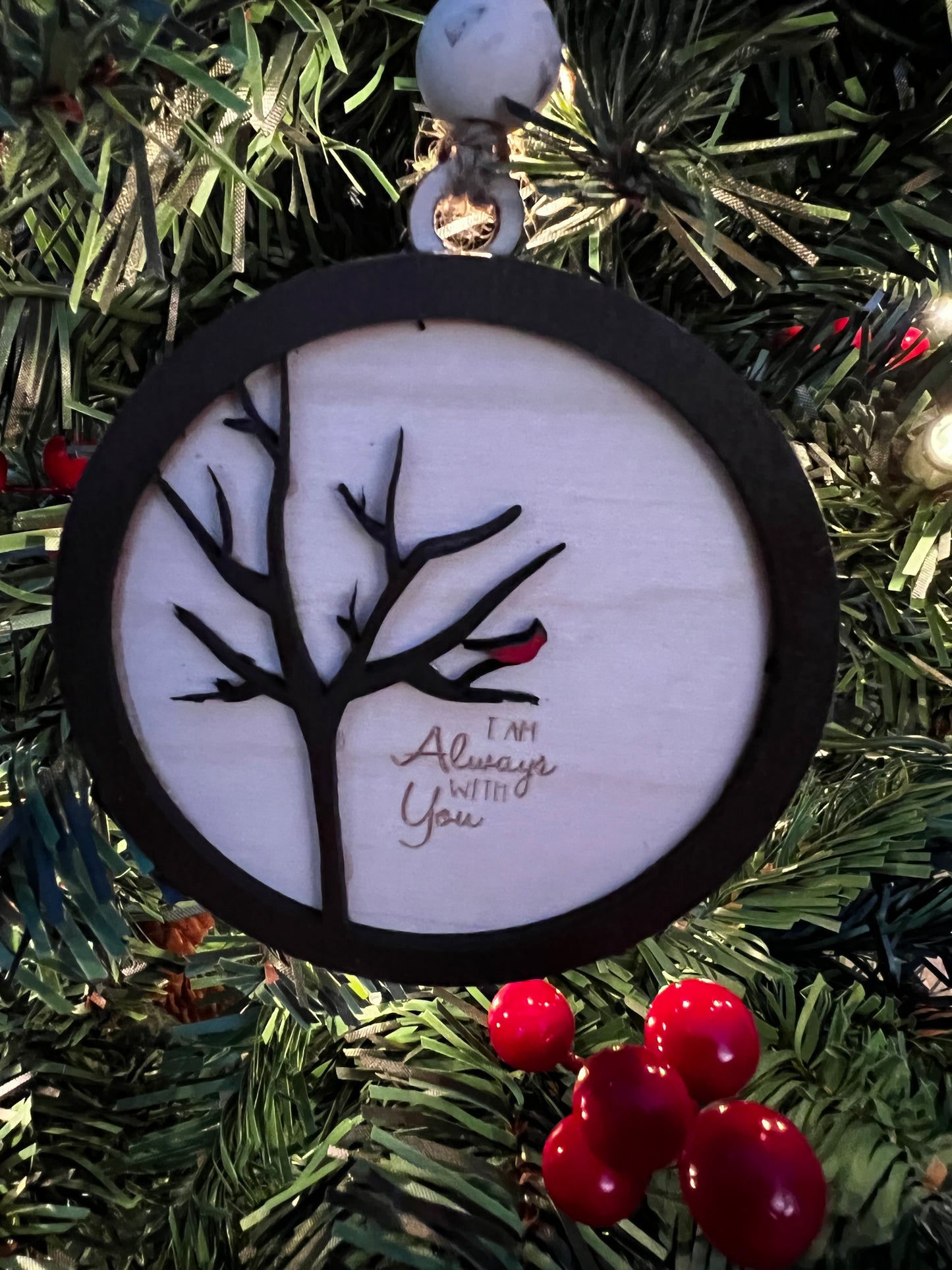 “I’m Always with You” Cardinal Ornament