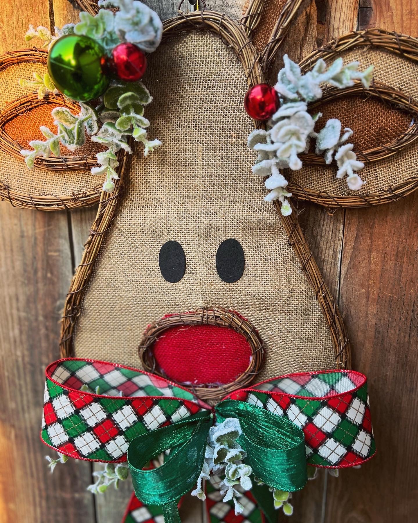 RJ Christmas Door Hanger, RJ