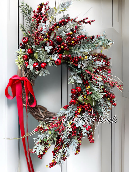 Very Berry Winter Wreath, Joy