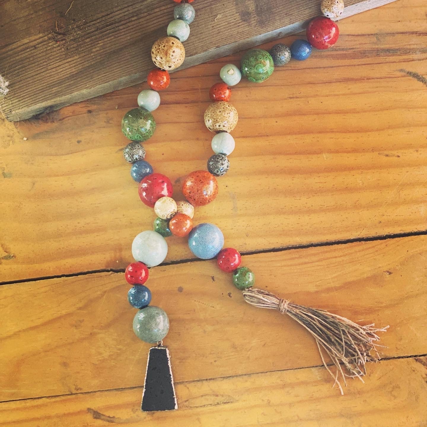 Ceramic Bead Garland