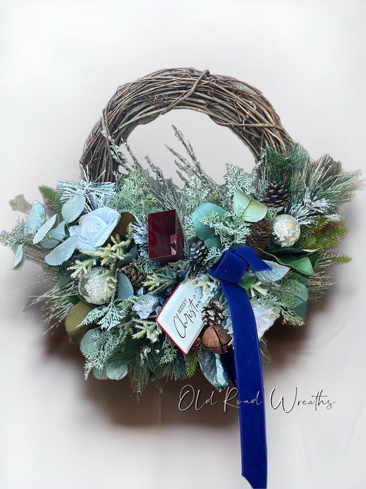 Christmas Neutral Wreath, Aspen