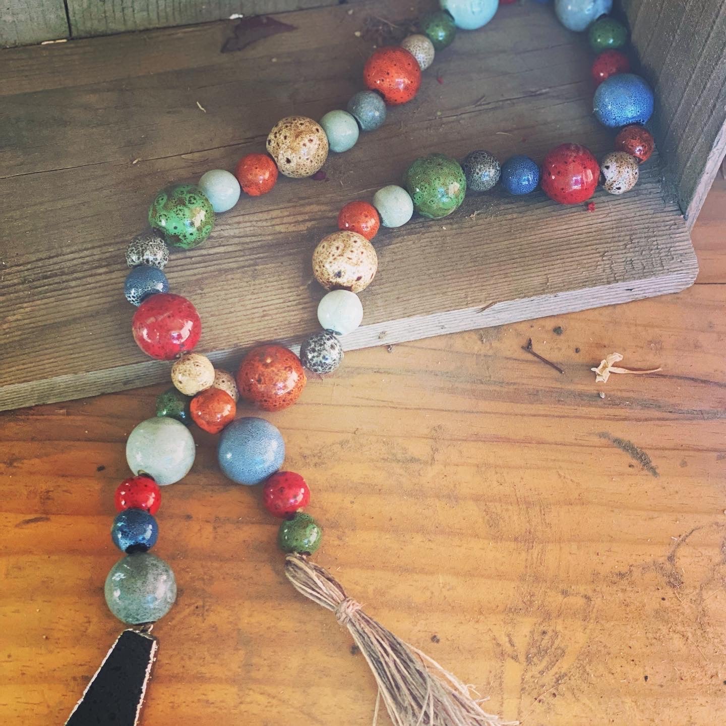 Ceramic Bead Garland