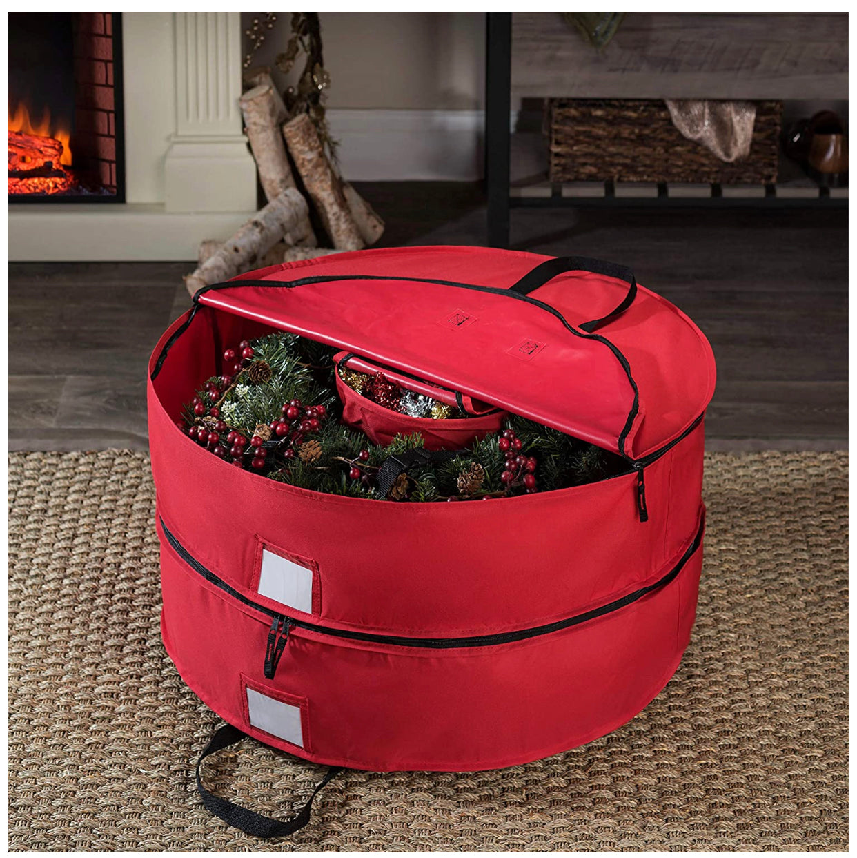 30” Double Wreath Storage Bag, Chris