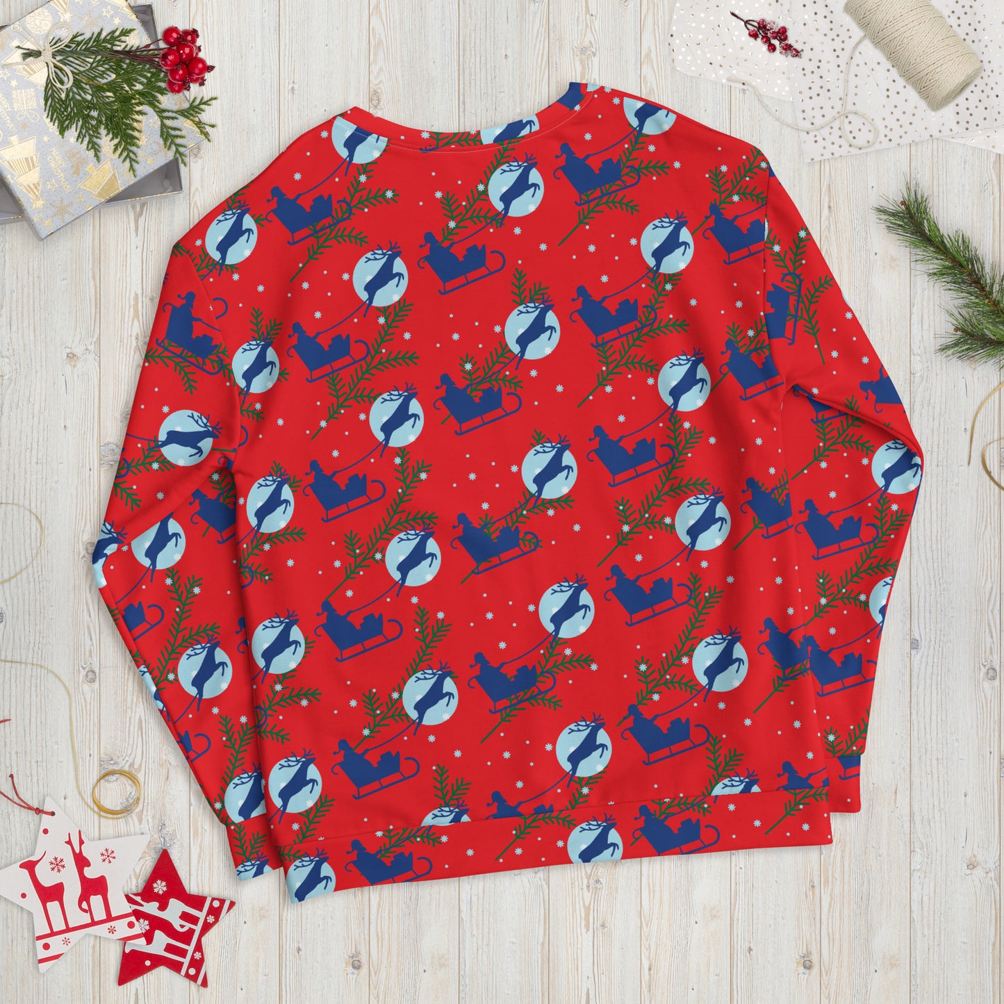 Sleigh "Christmas Wreath Season" Unisex Sweatshirt