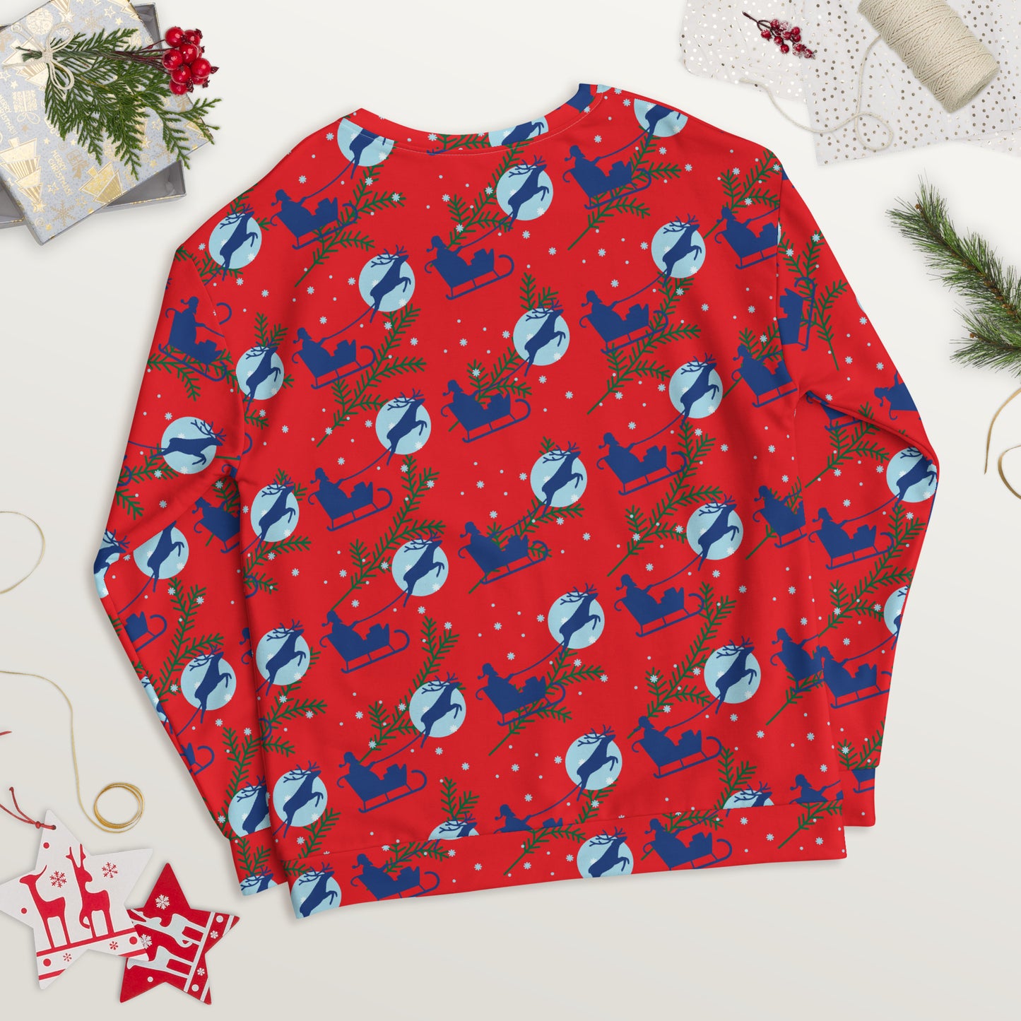 Sleigh "Christmas Wreath Season" Unisex Sweatshirt
